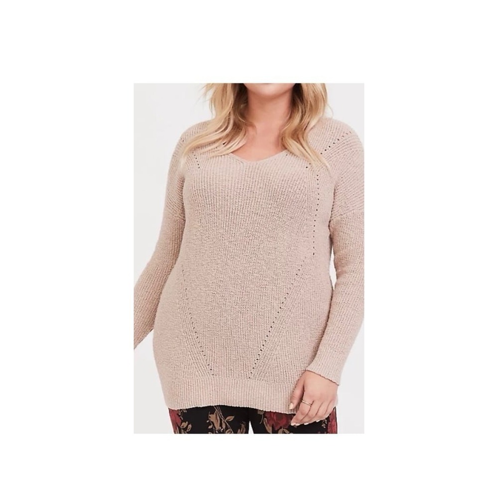 Torrid Criss-Cross Tunic Sweater size 0 = Large